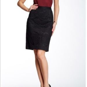 Halogen Little Black Lace Skirt Size 4